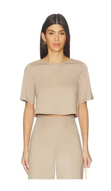 Ripley Rader Ponte Knit Short Sleeve Top | Thumbnail 1 Ripley Rader Ponte Knit Short Sleeve Top | Thumbnail 1