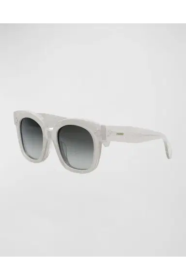CELINE Glittery Bold Acetate Square Sunglasses | Thumbnail 4 CELINE Glittery Bold Acetate Square Sunglasses | Thumbnail 4