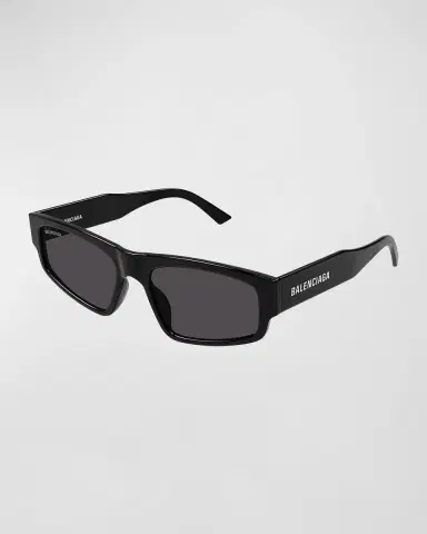 Balenciaga Logo Acetate Rectangle Sunglasses | Thumbnail 3 Balenciaga Logo Acetate Rectangle Sunglasses | Thumbnail 3