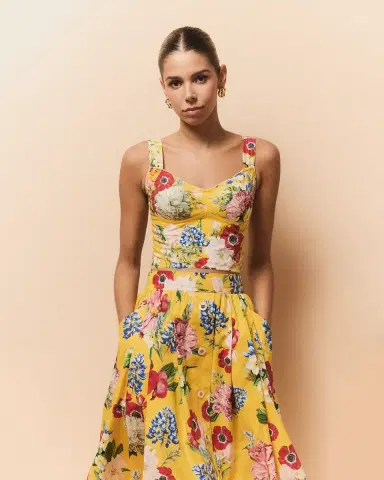Dolce & Gabbana Floral Crop Bustier Top | Thumbnail 4 Dolce & Gabbana Floral Crop Bustier Top | Thumbnail 4