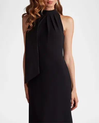 Tadashi Shoji Sleeveless Mock-Neck Bow Gown | Thumbnail 3 Tadashi Shoji Sleeveless Mock-Neck Bow Gown | Thumbnail 3