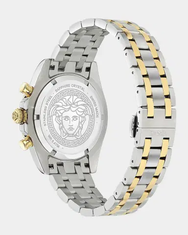 Versace Men's Fornax 43mm Two-Tone Bracelet Watch | Thumbnail 4 Versace Men's Fornax 43mm Two-Tone Bracelet Watch | Thumbnail 4