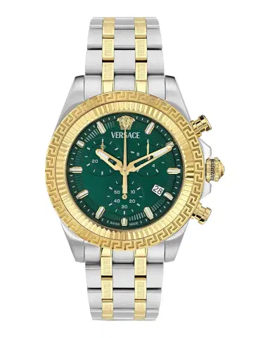 Versace Men's Fornax 43mm Two-Tone Bracelet Watch | Thumbnail 1 Versace Men's Fornax 43mm Two-Tone Bracelet Watch | Thumbnail 1