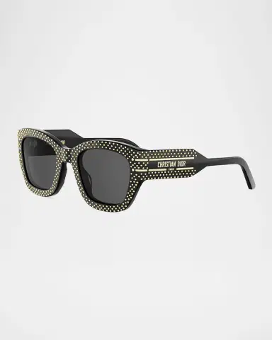 DIOR Diorsignature S16I Studded Square Sunglasses | Thumbnail 3 DIOR Diorsignature S16I Studded Square Sunglasses | Thumbnail 3