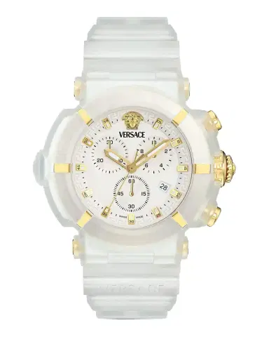 Versace Men 's Real Active Chrono 45mm TPU-Strap Watch | Thumbnail 1 Versace Men 's Real Active Chrono 45mm TPU-Strap Watch | Thumbnail 1