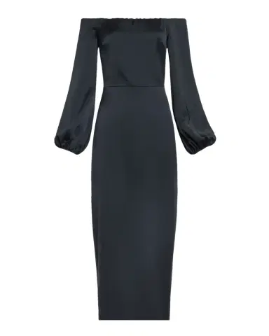Ramy Brook Shiyan Off-Shoulder Stretch Satin Midi Dress | Thumbnail 1 Ramy Brook Shiyan Off-Shoulder Stretch Satin Midi Dress | Thumbnail 1