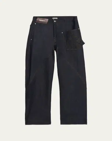 JW Anderson Men's Twisted Workwear Denim Jeans | Thumbnail 5 JW Anderson Men's Twisted Workwear Denim Jeans | Thumbnail 5