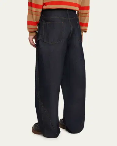 JW Anderson Men's Twisted Workwear Denim Jeans | Thumbnail 7 JW Anderson Men's Twisted Workwear Denim Jeans | Thumbnail 7