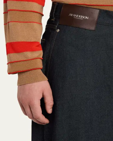 JW Anderson Men's Twisted Workwear Denim Jeans | Thumbnail 9 JW Anderson Men's Twisted Workwear Denim Jeans | Thumbnail 9