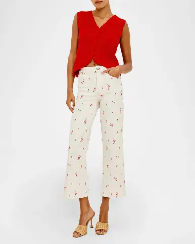 Rails Getty Floral Crop Jeans | Thumbnail 2 Rails Getty Floral Crop Jeans | Thumbnail 2
