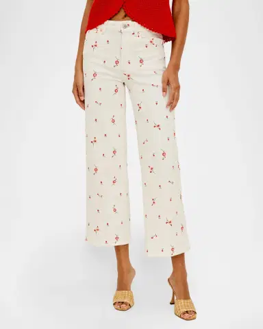Rails Getty Floral Crop Jeans | Thumbnail 4 Rails Getty Floral Crop Jeans | Thumbnail 4