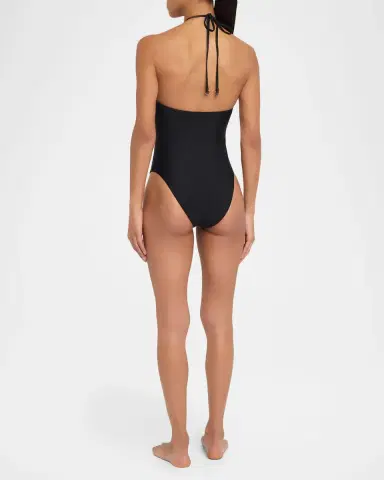 Ramy Brook Lorena Chain Halter One-Piece Swimsuit | Thumbnail 3 Ramy Brook Lorena Chain Halter One-Piece Swimsuit | Thumbnail 3