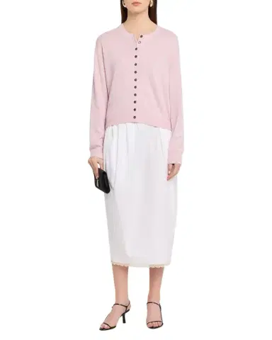 Maria McManus Lace-Trim Midi Tulip Skirt | Thumbnail 1 Maria McManus Lace-Trim Midi Tulip Skirt | Thumbnail 1