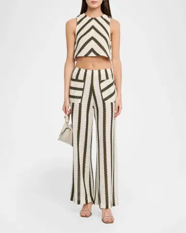 JBQ Bimini Striped Knit Pants | Thumbnail 2 JBQ Bimini Striped Knit Pants | Thumbnail 2