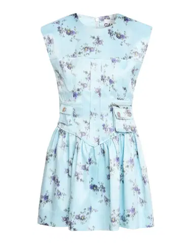 Ganni Floral Satin Corset Dress | Thumbnail 1 Ganni Floral Satin Corset Dress | Thumbnail 1