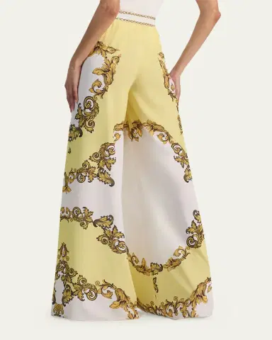 Alice + Olivia Golden Coast Ojai Wide-Leg Pants | Thumbnail 3 Alice + Olivia Golden Coast Ojai Wide-Leg Pants | Thumbnail 3