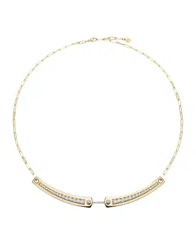 Nouvel Heritage 18K Yellow Gold Tuxedo Mood Necklace | Thumbnail 1 Nouvel Heritage 18K Yellow Gold Tuxedo Mood Necklace | Thumbnail 1