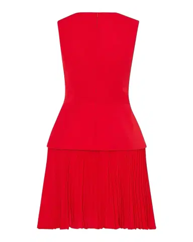 Milly Haddy Cady & Pleated Chiffon Mini Dress | Thumbnail 1 Milly Haddy Cady & Pleated Chiffon Mini Dress | Thumbnail 1