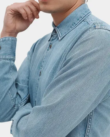 rag & bone Men 's Tomlin Denim Shirt | Thumbnail 5 rag & bone Men 's Tomlin Denim Shirt | Thumbnail 5