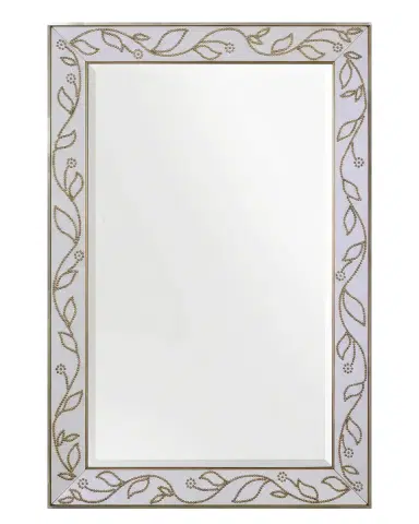 John-Richard Collection Napa 60" Leather Wall Mirror | Thumbnail 2 John-Richard Collection Napa 60" Leather Wall Mirror | Thumbnail 2