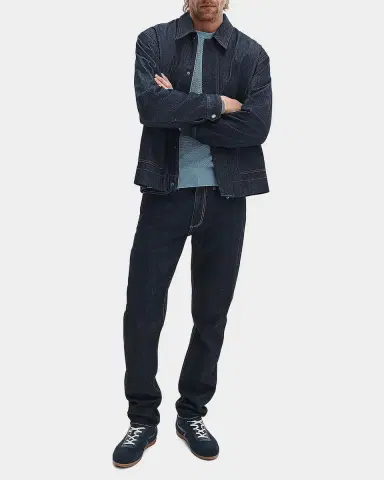 rag & bone Men 's Belmont Contrast-Stitch Straight Leg Jeans | Thumbnail 2 rag & bone Men 's Belmont Contrast-Stitch Straight Leg Jeans | Thumbnail 2