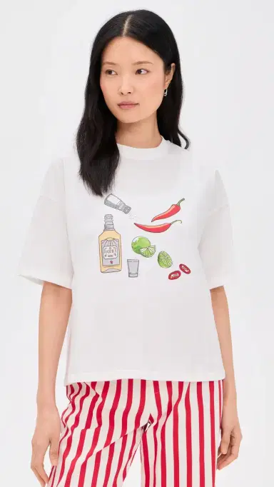 Never Fully Dressed picy Margarita Ingredients T-Shirt White | Thumbnail 2 Never Fully Dressed picy Margarita Ingredients T-Shirt White | Thumbnail 2