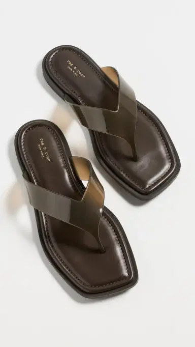 rag & bone Gracie Jelly Sandals Java | Thumbnail 4 rag & bone Gracie Jelly Sandals Java | Thumbnail 4