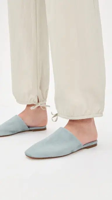 AEYDE Rega Kid Suede Leather Mules Glass | Thumbnail 3 AEYDE Rega Kid Suede Leather Mules Glass | Thumbnail 3