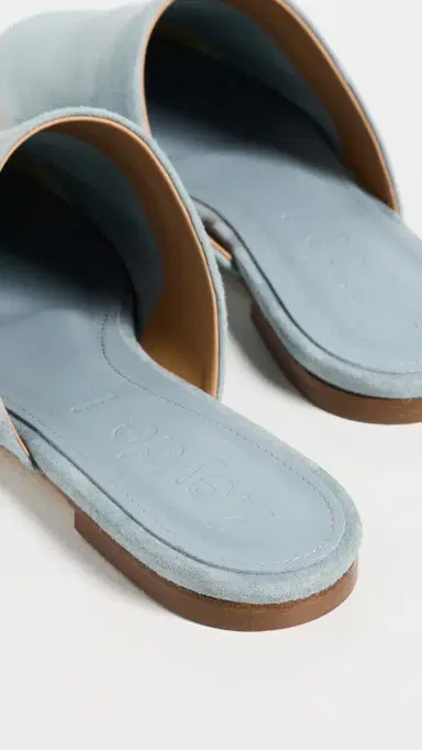 AEYDE Rega Kid Suede Leather Mules Glass | Thumbnail 4 AEYDE Rega Kid Suede Leather Mules Glass | Thumbnail 4