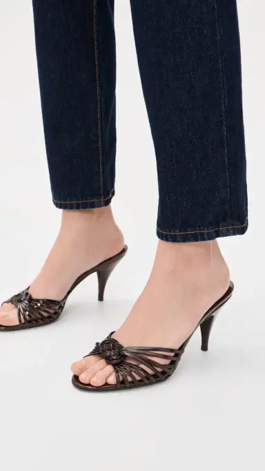 Jeffrey Campbell Constella Mules Brown Pat Combo 9 | Thumbnail 3 Jeffrey Campbell Constella Mules Brown Pat Combo 9 | Thumbnail 3