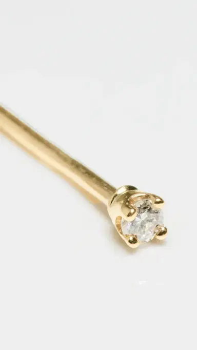 Zoë Chicco 14k Gold Prong 1.7mm Diamond Solitaire Single Stud Yellow Gold One Size | Thumbnail 5 Zoë Chicco 14k Gold Prong 1.7mm Diamond Solitaire Single Stud Yellow Gold One Size | Thumbnail 5