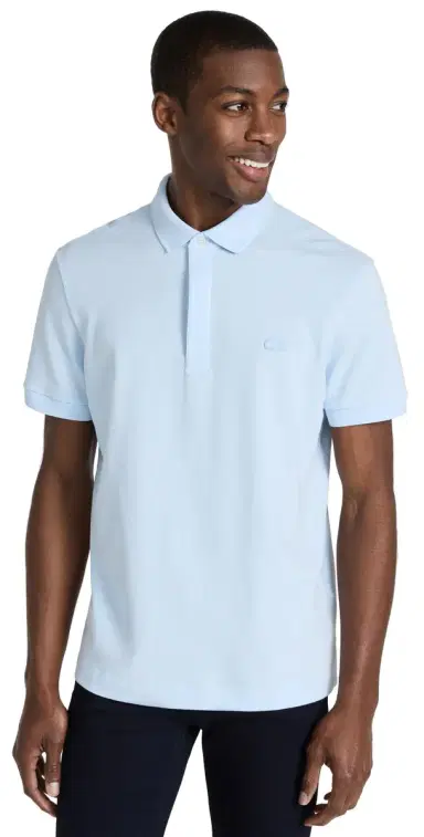 Lacoste tretch Cotton Paris Polo Light Blue | Thumbnail 1 Lacoste tretch Cotton Paris Polo Light Blue | Thumbnail 1