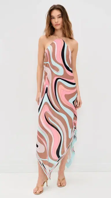 L'AGENCE Abstract Swirl Elise Dress ulti | Thumbnail 2 L'AGENCE Abstract Swirl Elise Dress ulti | Thumbnail 2