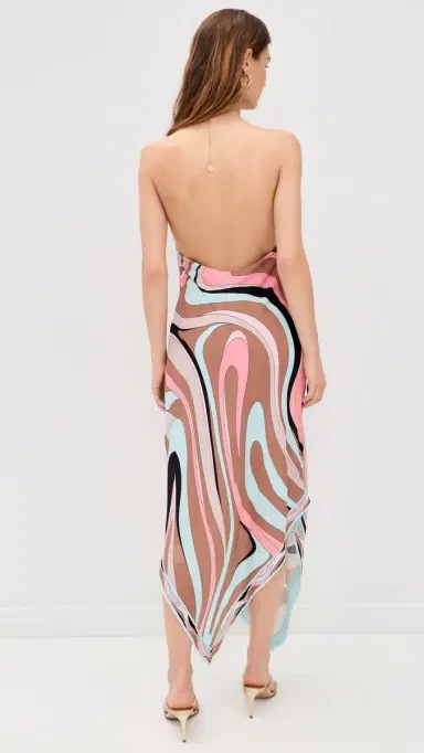 L'AGENCE Abstract Swirl Elise Dress ulti | Thumbnail 3 L'AGENCE Abstract Swirl Elise Dress ulti | Thumbnail 3
