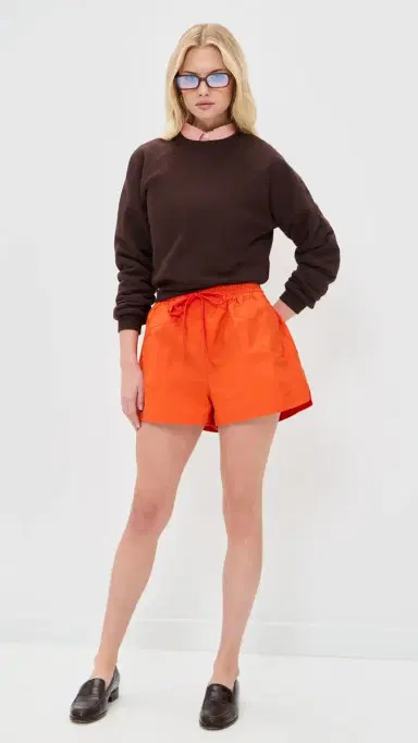 A.L.C. A. L.C. Camden Shorts Persimmon | Thumbnail 5 A.L.C. A. L.C. Camden Shorts Persimmon | Thumbnail 5