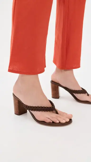 Gianvito Rossi Nappa Sandals Brown | Thumbnail 3 Gianvito Rossi Nappa Sandals Brown | Thumbnail 3