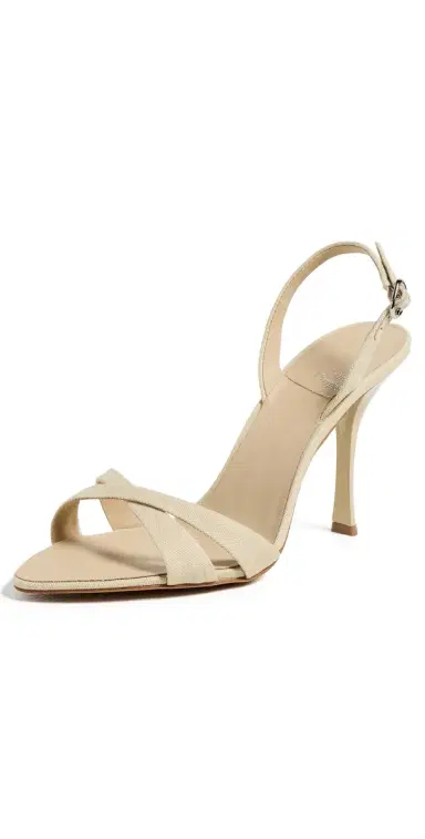 Jeffrey Campbell Marielle Slingback Heels Beige Canvas 7 | Thumbnail 1 Jeffrey Campbell Marielle Slingback Heels Beige Canvas 7 | Thumbnail 1