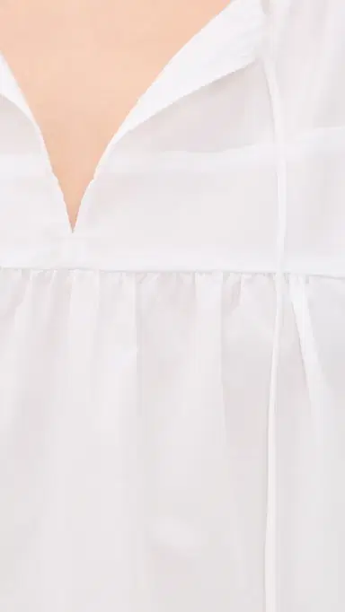 Vince hirred Long Sleeve Top Optic White | Thumbnail 6 Vince hirred Long Sleeve Top Optic White | Thumbnail 6