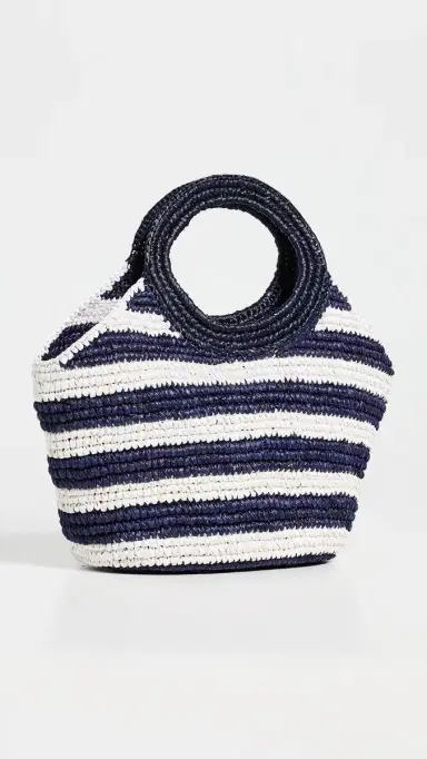 BTB Los Angeles Knot Tote Navy / White One Size | Thumbnail 4 BTB Los Angeles Knot Tote Navy / White One Size | Thumbnail 4