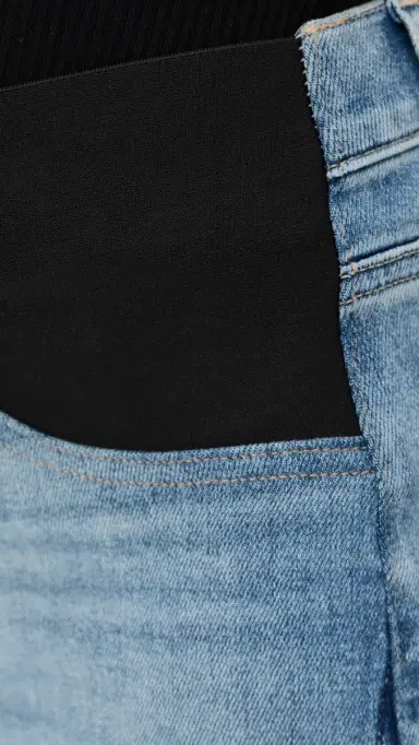 PAIGE Anessa Maternity with Twisted Outseam Jeans Explorer | Thumbnail 6 PAIGE Anessa Maternity with Twisted Outseam Jeans Explorer | Thumbnail 6