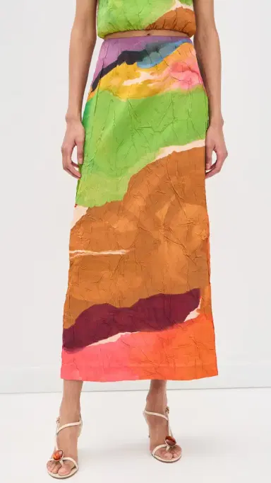 Ulla Johnson Inez Satin Pencil Skirt Nature Abhors A Vacuum | Thumbnail 2 Ulla Johnson Inez Satin Pencil Skirt Nature Abhors A Vacuum | Thumbnail 2