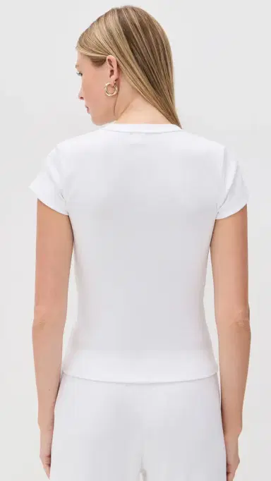 Leset Nando Slim Fit Tee White | Thumbnail 3 Leset Nando Slim Fit Tee White | Thumbnail 3