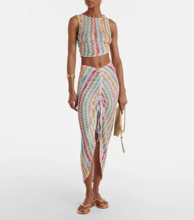 Missoni Zigzag asymmetric midi skirt | Thumbnail 4 Missoni Zigzag asymmetric midi skirt | Thumbnail 4