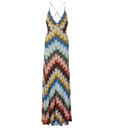 Missoni Zigzag open-back lamé gown | Thumbnail 1 Missoni Zigzag open-back lamé gown | Thumbnail 1