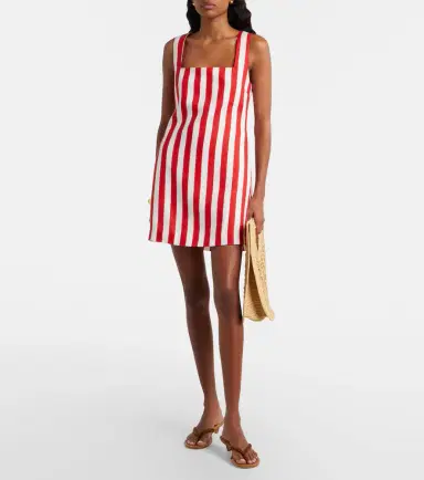 Posse Alice striped linen minidress | Thumbnail 5 Posse Alice striped linen minidress | Thumbnail 5