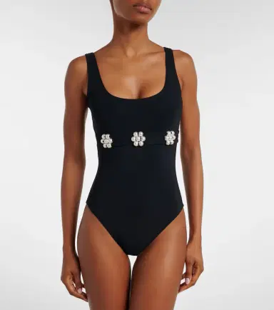 Karla Colletto Maya embellished swimsuit | Thumbnail 4 Karla Colletto Maya embellished swimsuit | Thumbnail 4