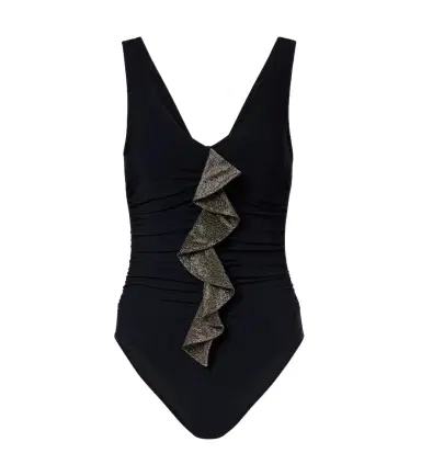 Karla Colletto Helena ruffled swimsuit | Thumbnail 1 Karla Colletto Helena ruffled swimsuit | Thumbnail 1