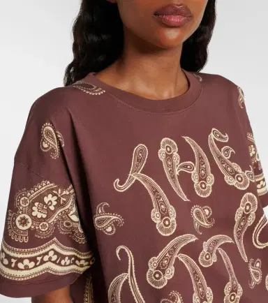 The Attico Bandana oversized cotton jersey T-shirt | Thumbnail 3 The Attico Bandana oversized cotton jersey T-shirt | Thumbnail 3