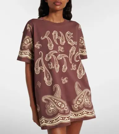 The Attico Bandana oversized cotton jersey T-shirt | Thumbnail 6 The Attico Bandana oversized cotton jersey T-shirt | Thumbnail 6