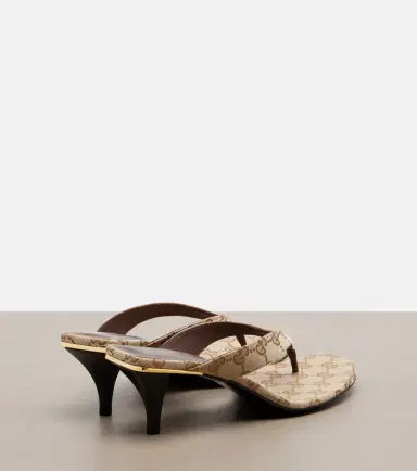 Gucci Vittoria GG canvas thong sandals | Thumbnail 4 Gucci Vittoria GG canvas thong sandals | Thumbnail 4